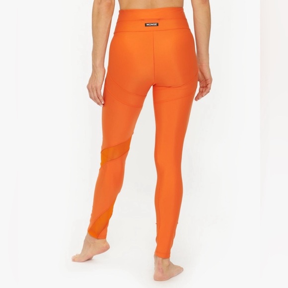Monse Revolve orange leggings NEW WITH TAGS - Picture 2 of 7